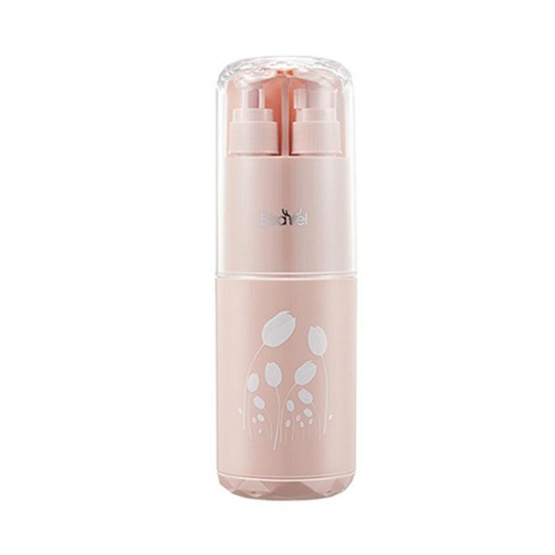 Draagbare multifunctionele wasbekerset tandenborstel opbergbeker botteldoos mondwater trip business  w8 g 5: Roze / 5 stuks