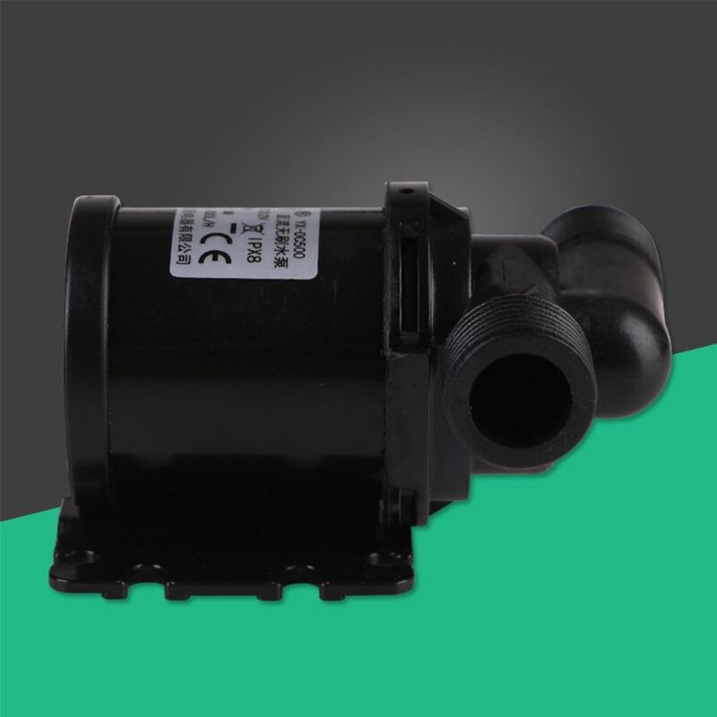 DC12V/24V Solar Brushless Motor Water Circulation Water Booster Pump Silent High Lift Submersible Pump 1/4 Inch