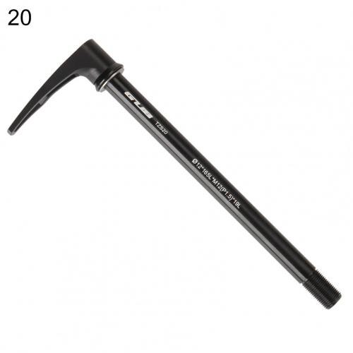 Practical Rear Tube Shaft Solid Rear Tube Axle 360 Degrees Rotation Durable Bike Quick Release Rear Thru Axle: 20