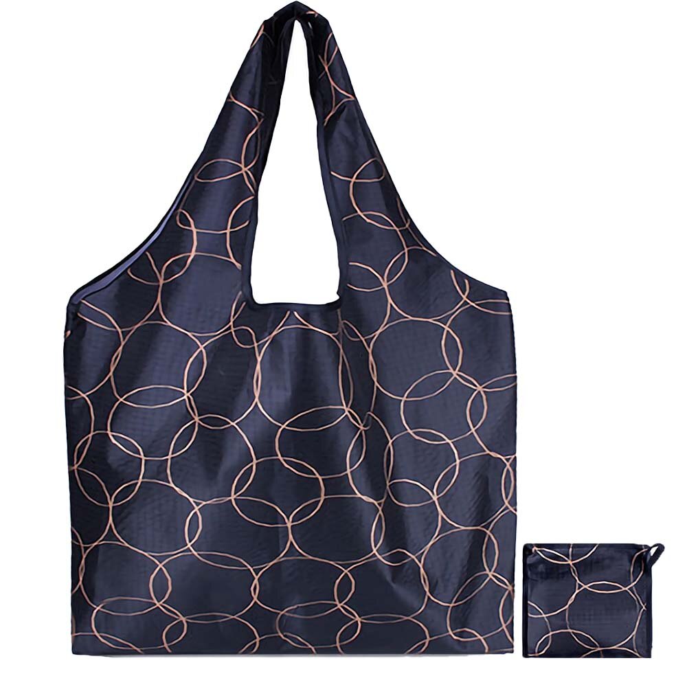 Sacs de courses réutilisables, sacs pliables en polyester, sacs de courses écologiques, sacs d'épicerie de grande capacité, sacs de courses pliables, fourre-tout: Couleur 4