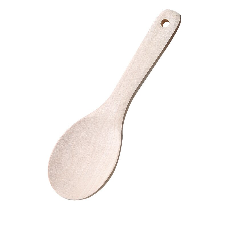 1pc carboniseret bambus træ riskoger nonstick ris skeer ris