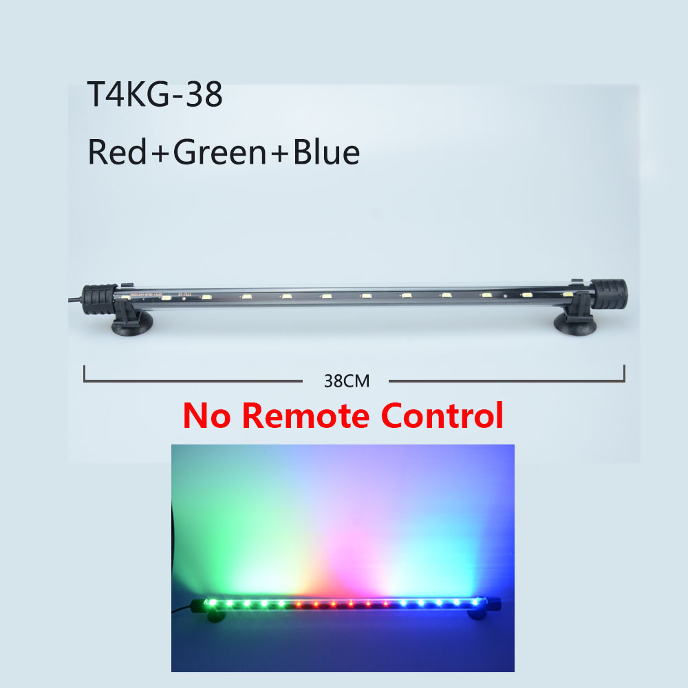 RGB Aquarium licht 18-59cm fernbedienung tauchen lampe Bunte lampe 90-260v lampe für pflanzen fisch tank ätherisches Amphibien verwenden: 38 RGB
