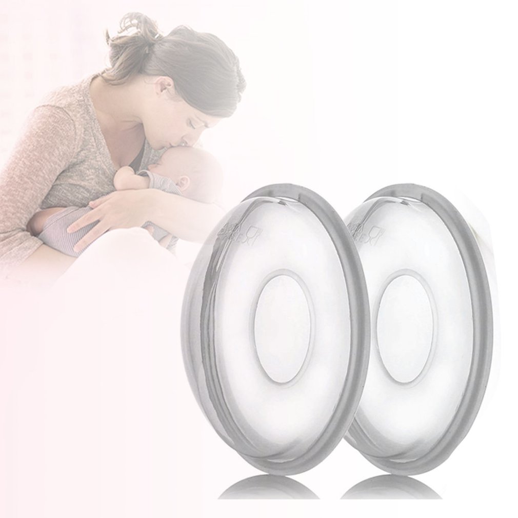 2 unidades funda de Gel de sílice para colección alimentación de bebé colector de leche materna envase de succión de pezón posparto suave almohadilla de enfermería reutilizable