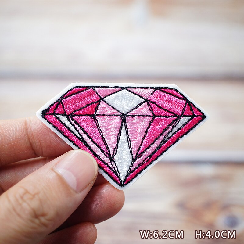 Patchs brodés HELLO HEART Cactus pour T-Shirt, autocollants pour vêtements et Jeans, Badges, BOOM, fille folle: 11