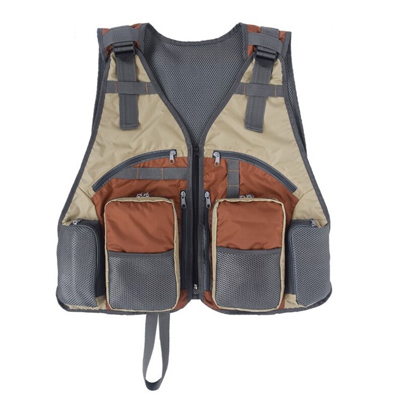Multifunctional Fishing Vest Outdoor Sea Fishing Vest Outdoor Photography Director Vest Fly Fishing Vest Pack Adjustable: Default Title