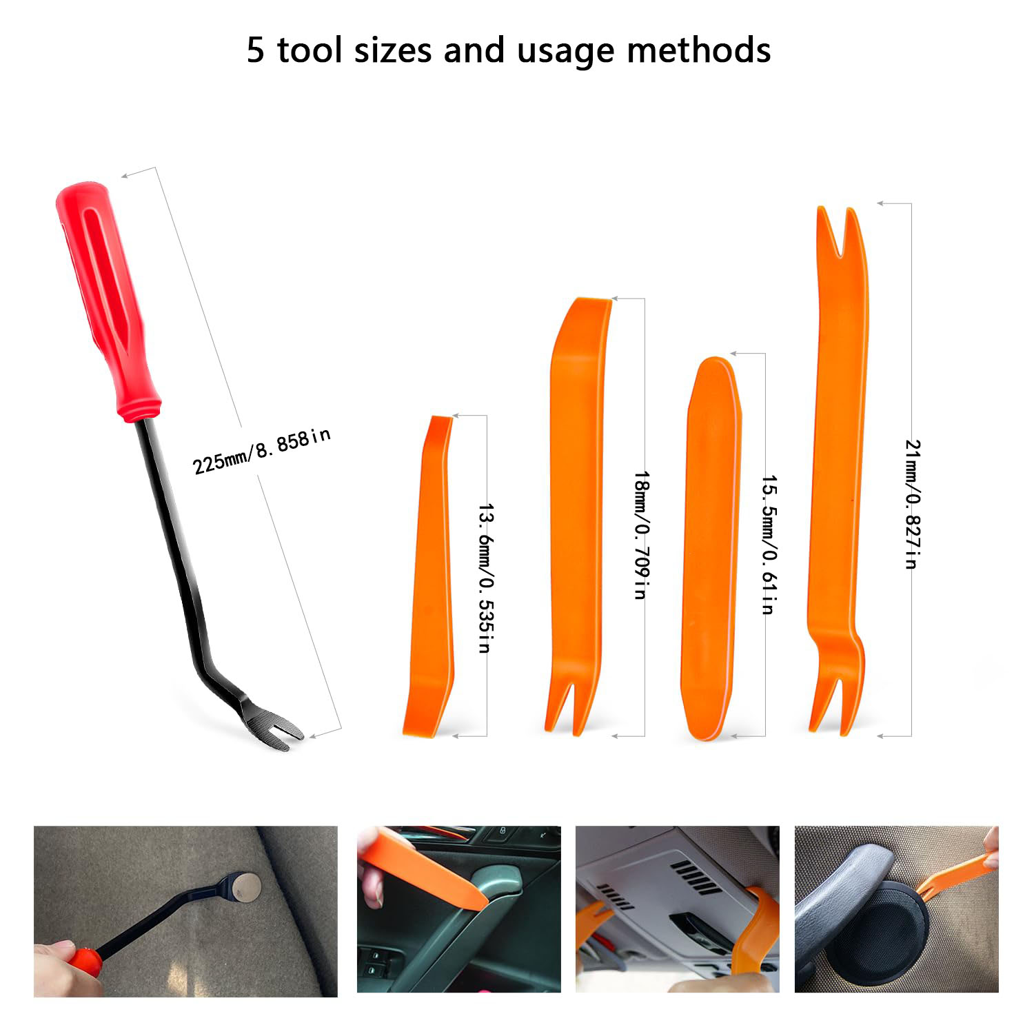 925 st  -100 st bilklämmor kit stötfångarnitar fästelement bil tryckstiftshållare dekorsats stötfångar dörrbeklädnad panelklämmor reparation