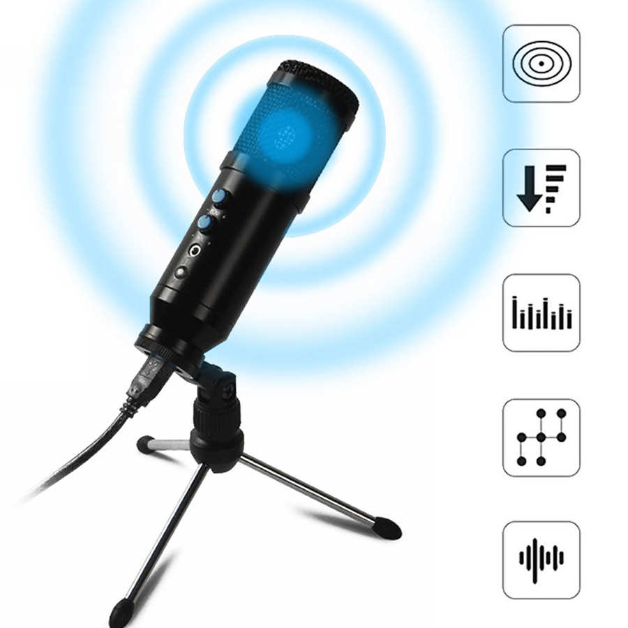 BM 858 Condenser Microphone Recording Microphone BM858 USB Computer Microphone Karaoke Microphone for Computer PC