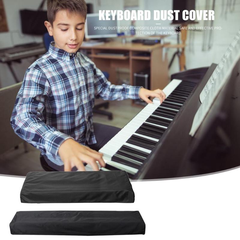 Piano 61/88 Key Electronic Digital Piano Cover Dustproof Storage Bag Foldable Piano Keyboard Cover For YAMAHA P125 P115 Black