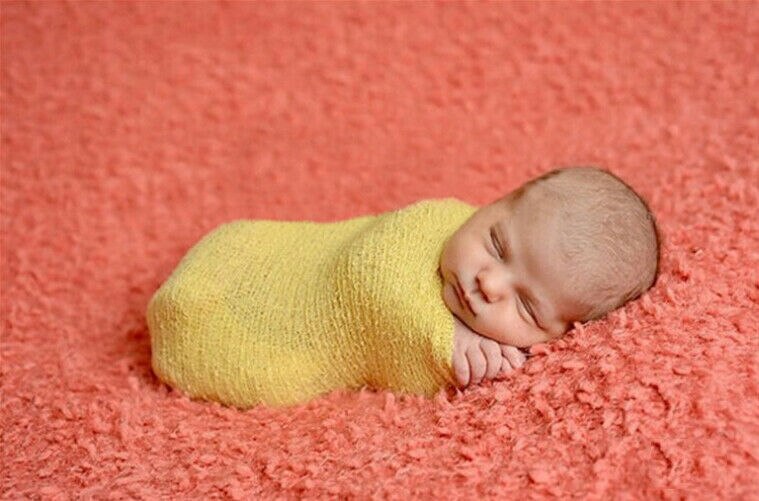 Stretch tricot maille Costume enveloppement -né photographie accessoires outils accessoire bébé enfants enveloppes emmailloter Photo vêtements
