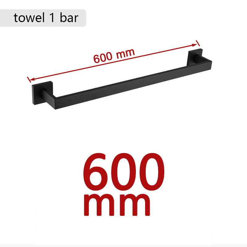 Matte Black Bathroom Hardware 304 Stainless Steel Towel Rack Toilet Paper Holder Liquid Soap Holder Towel Bar Toilet Accessories: light yellow