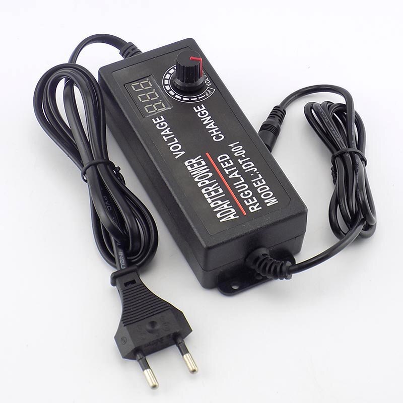Ac 100-220v  dc 3-12v 5a virtalähde virtalähde cctv-kamera led-nauhavalaisinnäyttölaturiin  j17