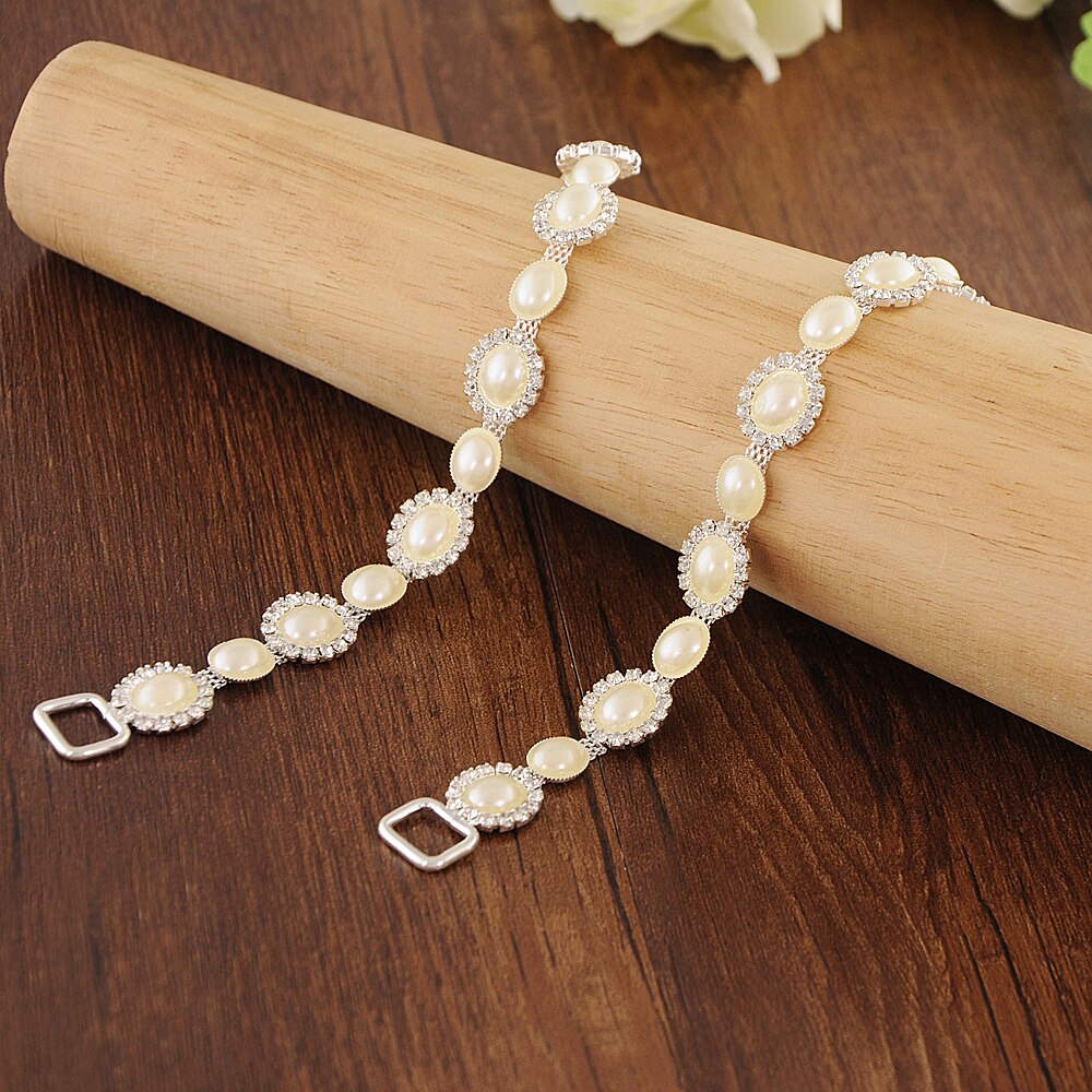 TRiXY S300 Ivory Belt for Formal Dress Satin Sash Belt Sequin Sash Belts for Dresses Sparkly Belts for Women Beaded Belt