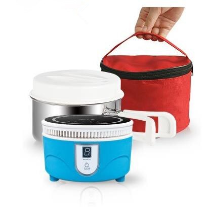 800W Mini Portable Induction Cookers for home office dormitory use electric mini cooker stove with Cooking pot: Blue