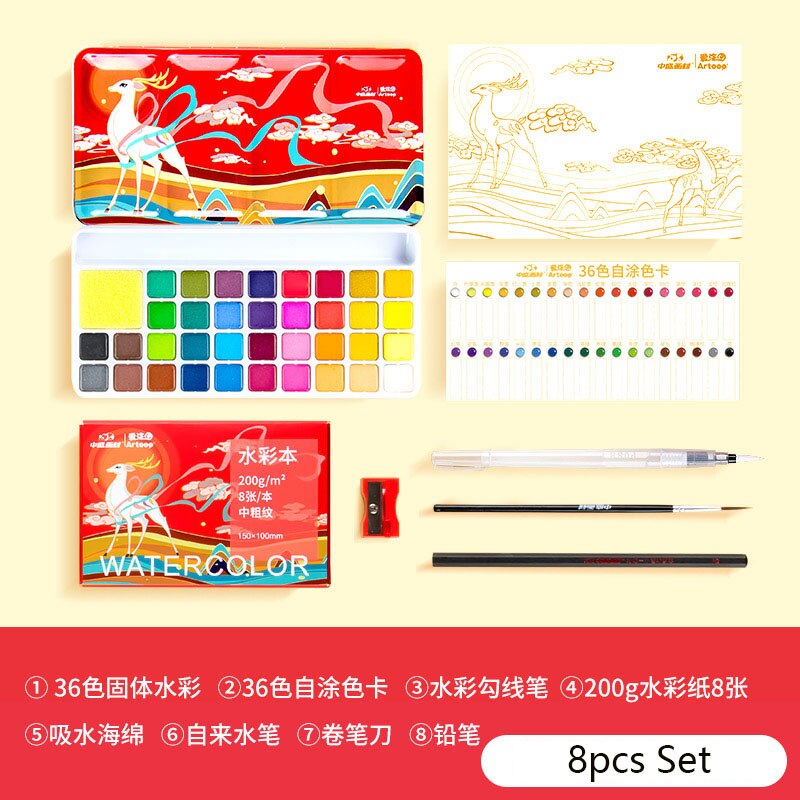 Set 50 Padelle Per Colori Acquerello - Tavolozza Plastica Bianca Per Pittura