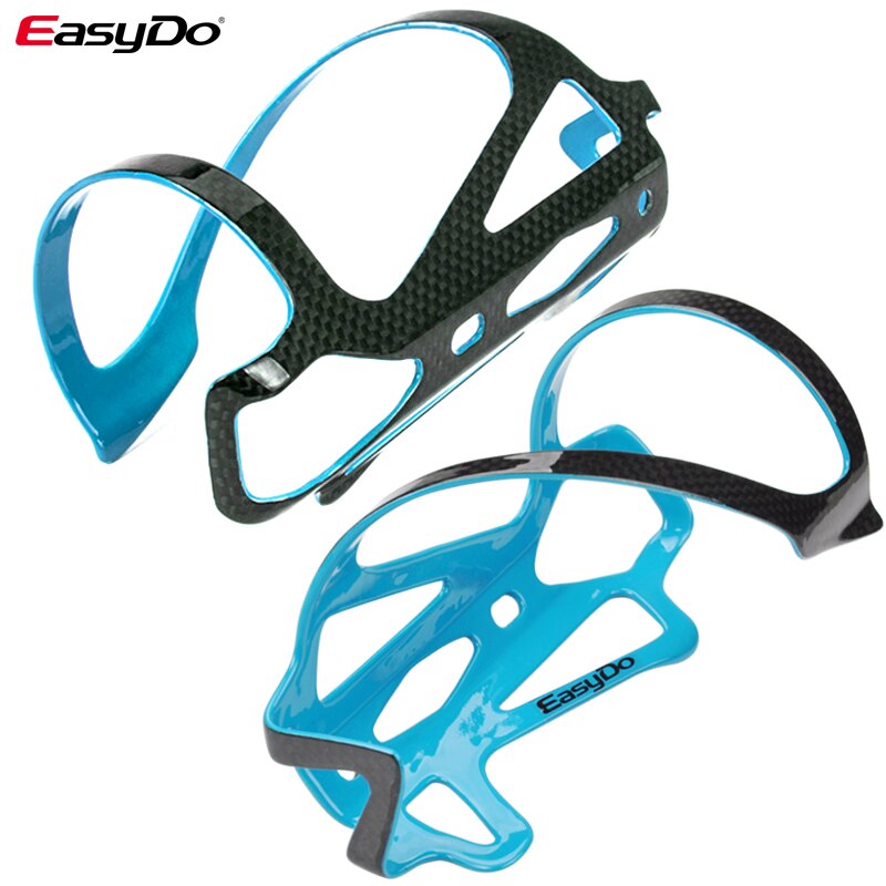 Soporte de botella de agua de bicicleta EasyDo, portabotellas Pure 3K fibra de carbono 24g piñón fijo jaula para tetera accesorios de bicicleta