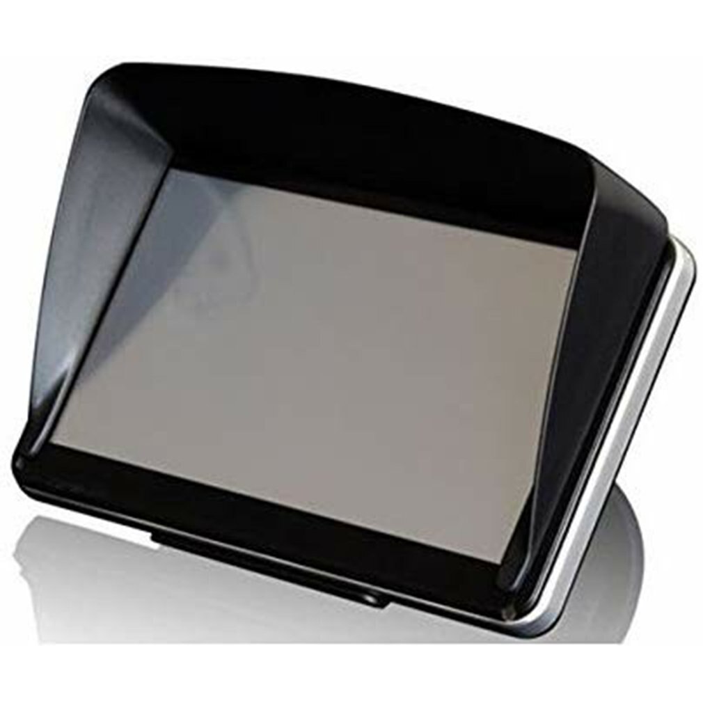 Universal Screen Visor Hood Sun Shade Lens Protector Shield Flight Streamlined For 5 Inch Gps Navigation