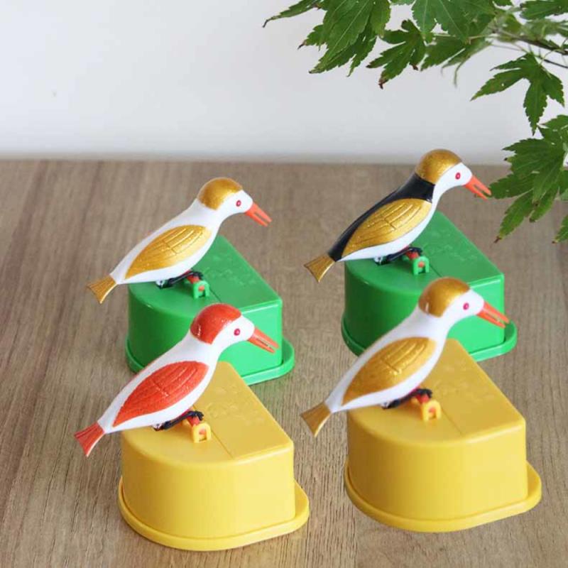 1Pcs Tandenstoker Houder Dispenser Leuke Vogel Intelligente Automatische Tandenstoker Box Cleaning Tanden Tafel Decoratie