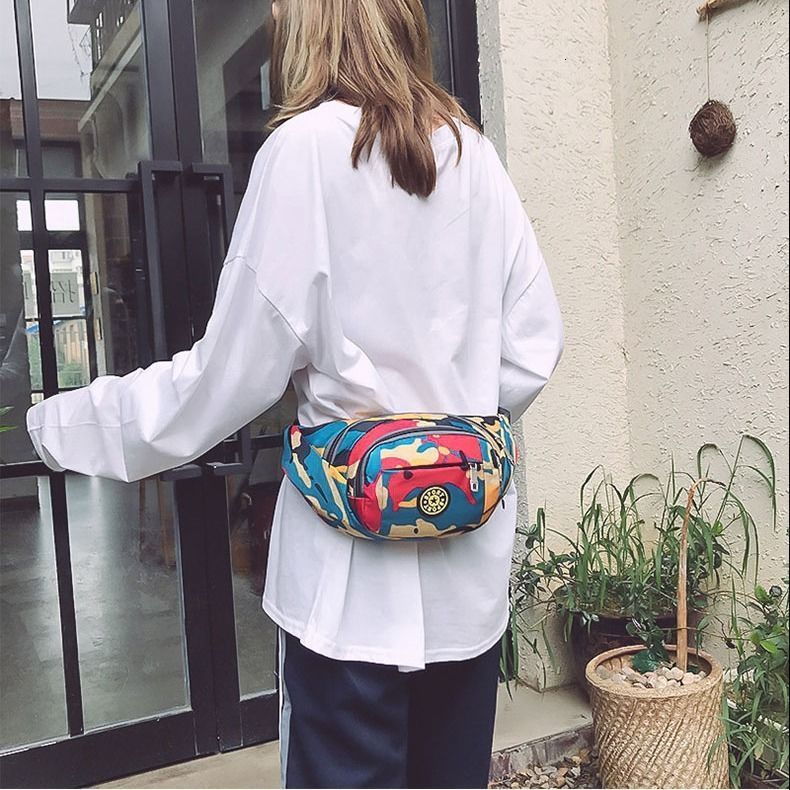 Colorful Waist bag Waterproof Travel Fanny Pack Mobile Phone Waist Pack Belt Shoulder Bags crossbody bags for men and women