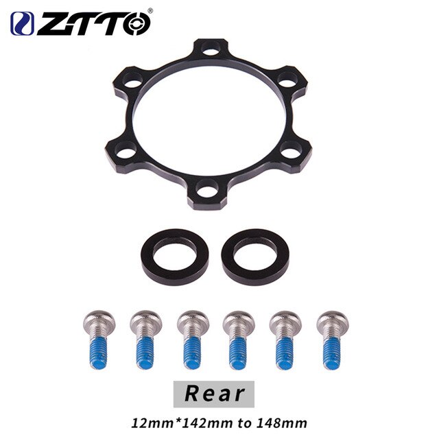 ZTTO-cambio de adaptador de buje Boost, arandela espaciadora de 6 pernos estándar, eje pasante de 15mm, 100x15 a 110x15 142x12 a 148x12 110 148: Boost Rear