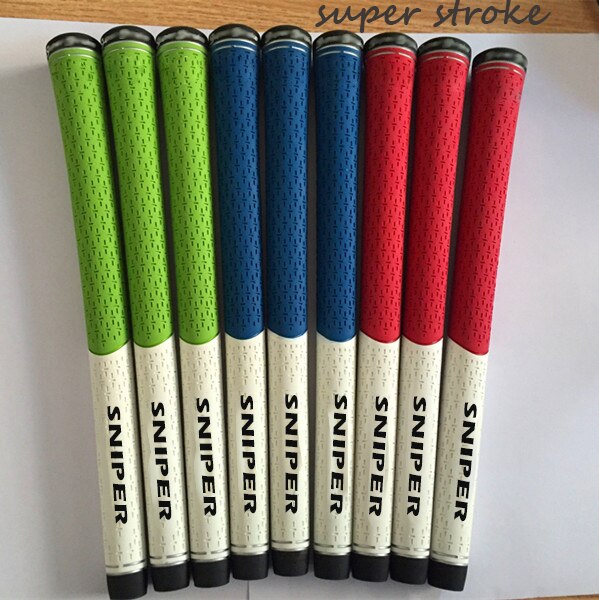 In  ss 13 stuks/partij standaard en middelgrote rubberen golfijzergrepen golfclubgrepen: Meerkleurige standaard