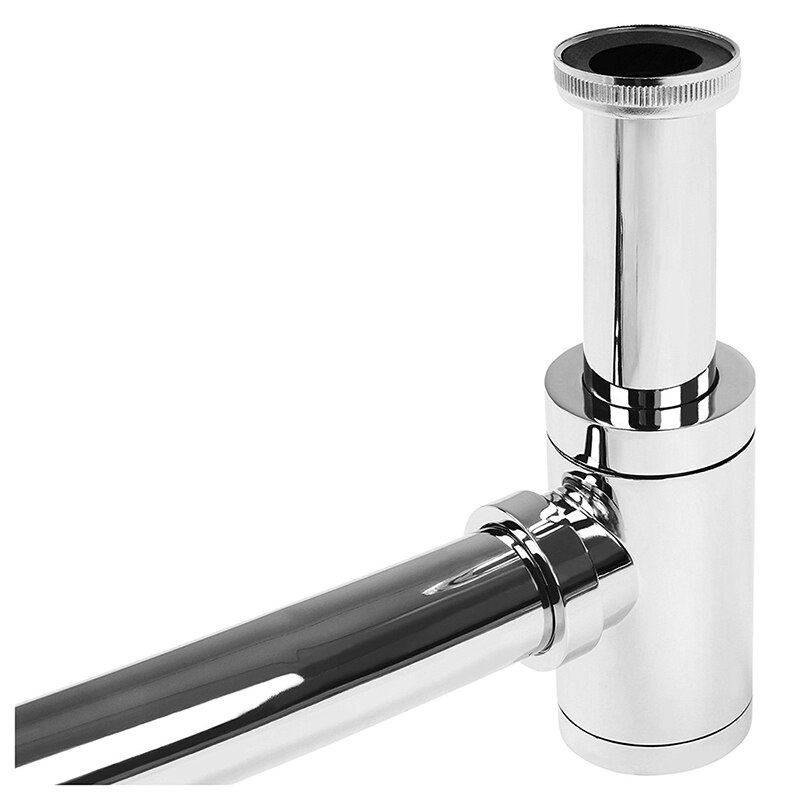 Siphon Bathroom Siphon For Washbasin Sink Kitchen i n Stainless Steel Alloy Zinc