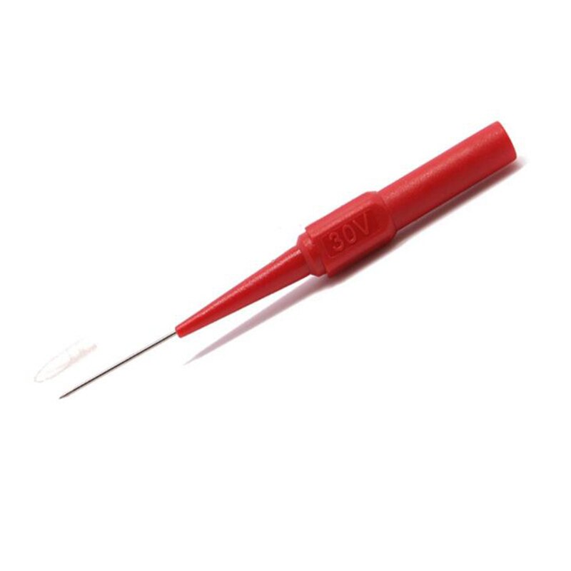 2 Stks/set Beste Koper Test Lead Probe Roestvrijstalen Naald Jack Voor Multimeter Tool Zwart/Rood Gereedschap Accessoires sondear