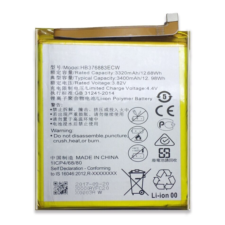 Bateria Para Huawei P9 Plus Vie-L09, Mpn Original Hb376883Ecw