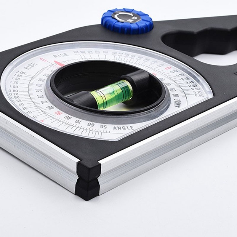 Multifunctional with Magnetic Gradient Measuring Instrument Universal Oblique Angle Protractor Angle Slope Meter Angle Foot Slop
