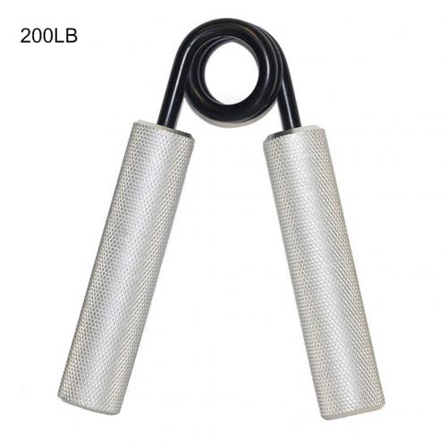 100-300LBS Metal Fitness Hand Forearm Wrist Grip Gripper Trainer Strengthener Fitness Equipment Accessories: white