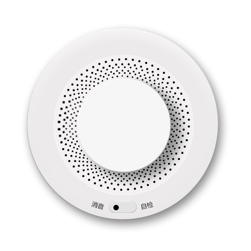 Smart brandalarm progressiv lyd fotoelektrisk røg indbygget i høj nøjagtig elektrokemisk sensor fjernforbindelsesapp