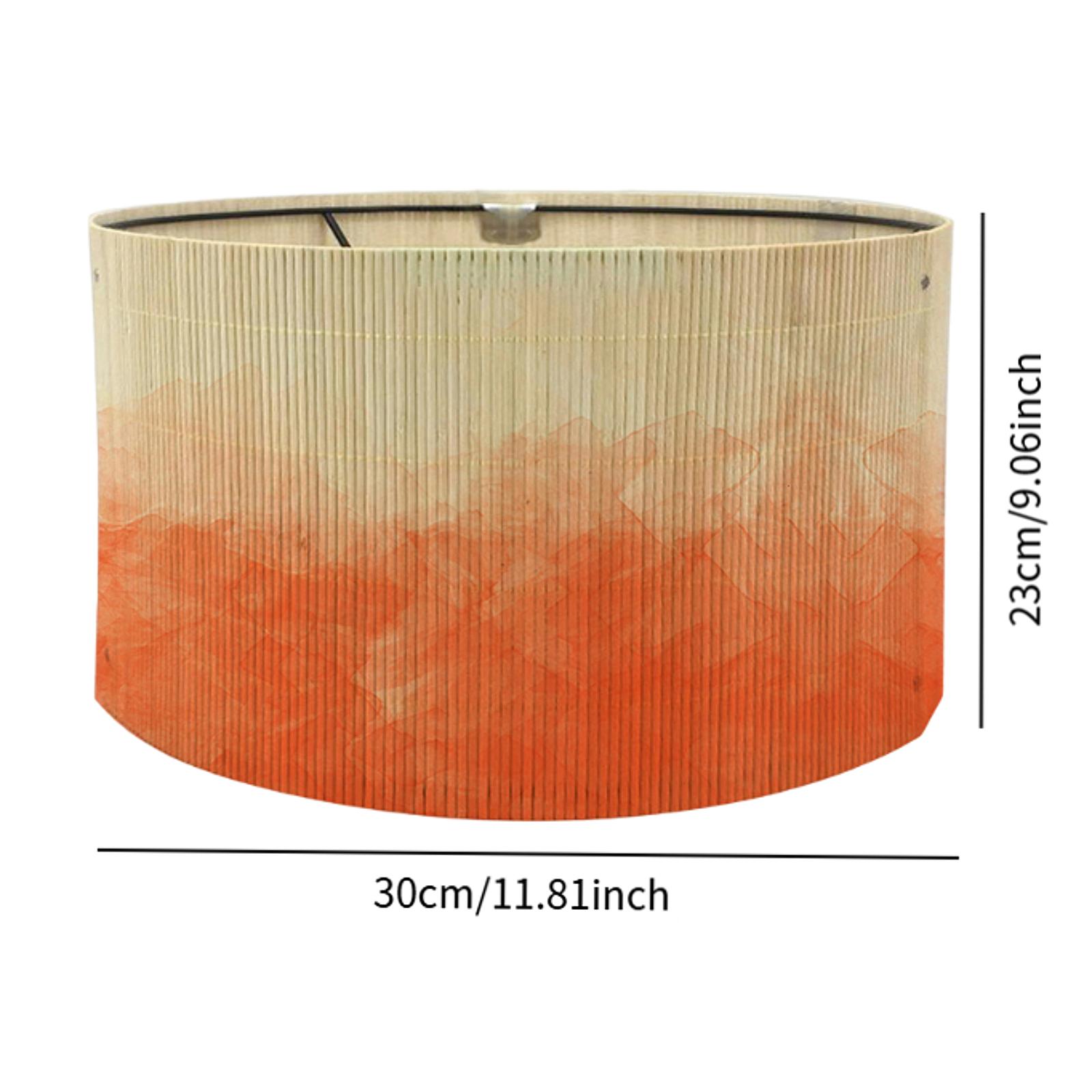 Drum Lampenkap E27 Slaapkamer Lampenkap Bamboe Lampenkappen Kroonluchter Lamp Lampenkap Voor Staande Lampen Hangende Bedlampjes