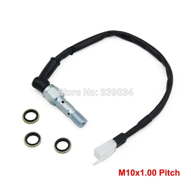 10mm x 1.00 Pitch Double Banjo Universal Motorcycle Hydraulic Brake Light Switch