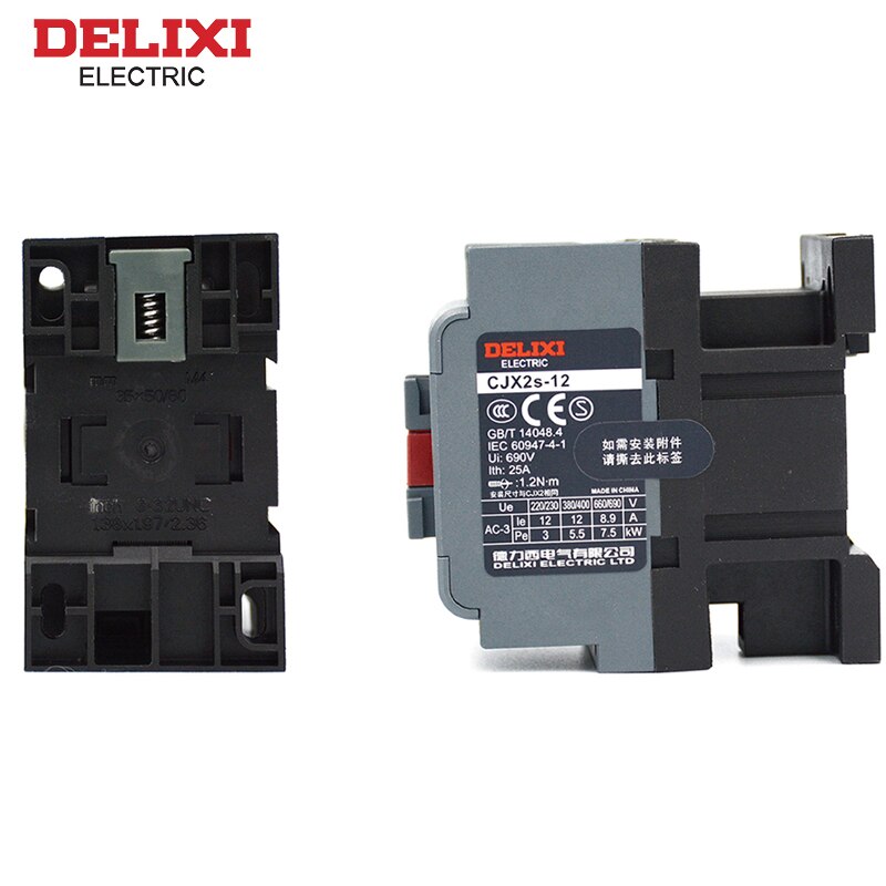Contattore DELIXI CJX2S-1210 110V | Modulo Di Commutazione 90-20 | Nuovo Industriale #YY0