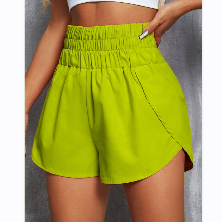 Boxershorts für Frauen jugendlich-Mädchen leichte ziehen-an-Hochhaus-kurze Hose Outfit Ich bin sportlichen Stil Sommer-Schulungen kurze Hose: S / Grün