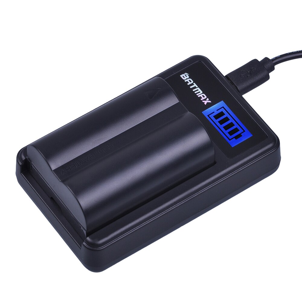 2Pcs 1800mAh BLM-1 BLM1 Battery Accu + LCD USB Charger for Olympus C-5060 C-7070 C-8080 E-30 E-300 E-330 E-500 E-510 E-520