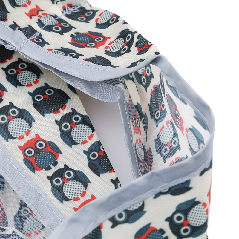 Sammenleggbar hendig handlepose gjenbrukbar tegneserietote veske resirkuleringsoppbevaring vesker hjemmeoppbevaring organiseringsveske