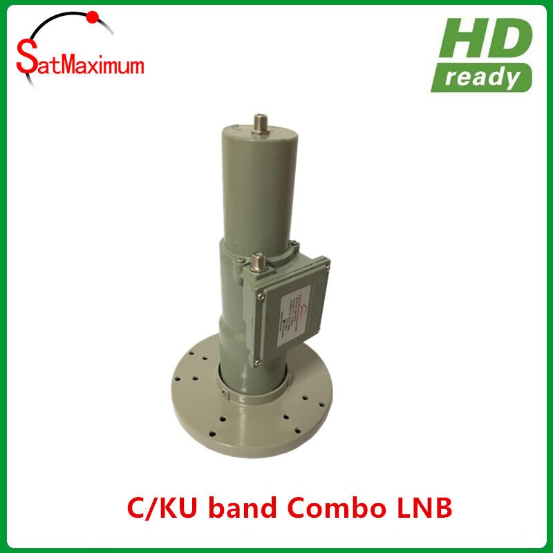 Combo Universal lnb ku con banda C de 5150MHZ