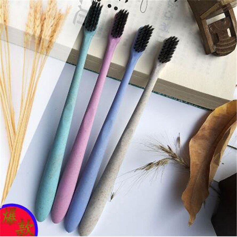 Eco-Friendly Children Toothbrush Bamboo carbon Soft Hair Baby Infant Dental Care Teeth Brush Cleaning Baby Training Toothbrush