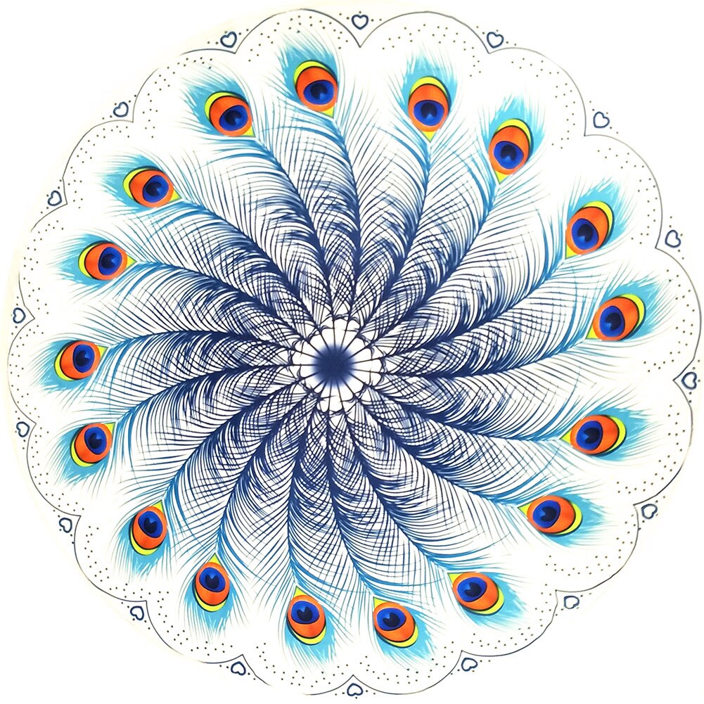 Mandala Ronde Tapestry Zomer Strand Picknick Gooien Tapijt Deken Bohemen Matten Handdoeken Badhanddoeken: 6