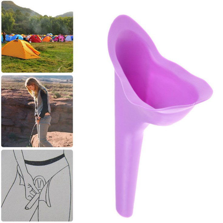Vrouwen Urinoir Reizen Outdoor Camping Zachte Siliconen Plassen Apparaat Stand Up & Pee Vrouwelijke Urinoir Wc