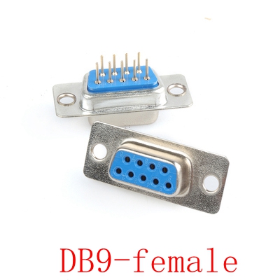 DB9 DB15 DB25 DB37 Mannelijke En Vrouwelijke RS232/9/15/25/37 Pin Db Plug Voor Lassen Plaat connectors: DB9 female