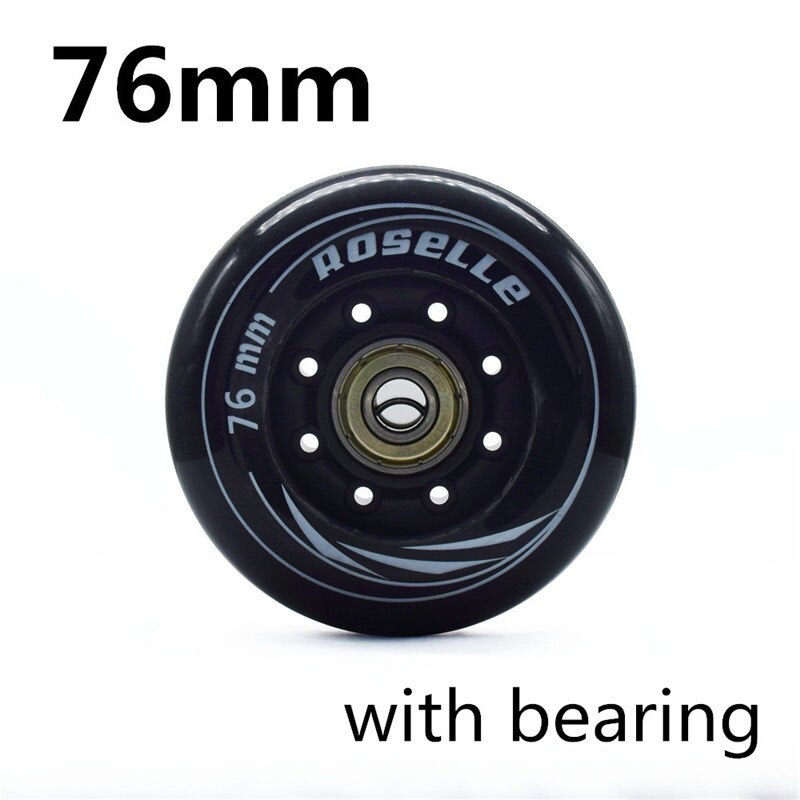 8 Stks/set 80Mm 76Mm 72Mm 90A Rollen Inline Skates Slalom Schaatsen Wiel Voor Volwassen Powerslide Patines Schaatsen roller Wielen ABEC-7: Blauw
