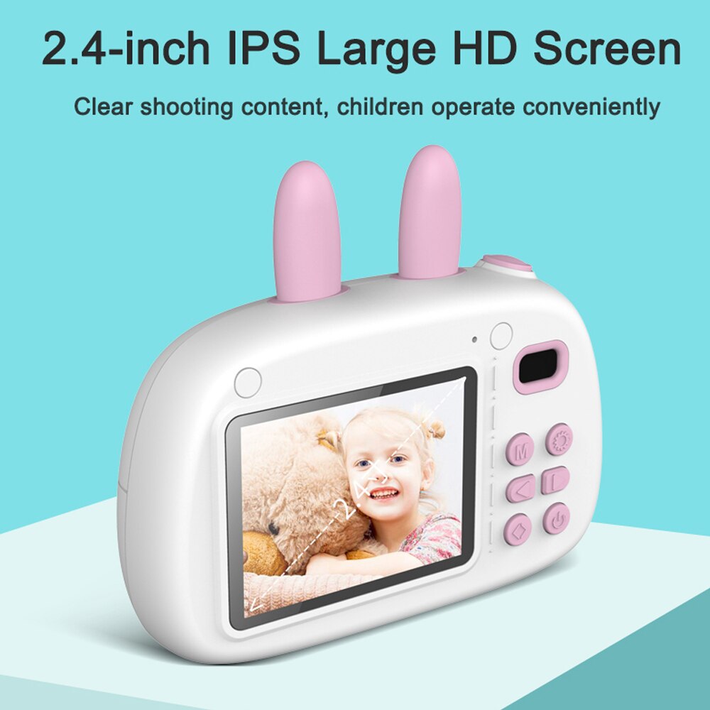 Children's Camera Full HD 1080P Portable Digital Video Photo Camera Fotograficas 2.4 Inch Screen Kids Children Camera