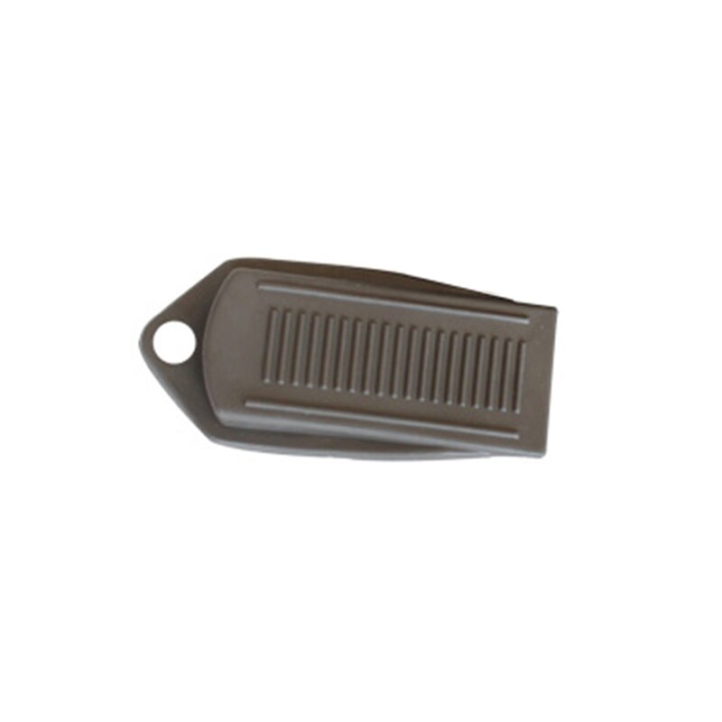 Door Stops Non-Slip Black Wedge Shaped Rubber Door Buffers for Office Home America Floor Door Stopper Livingroom Accessories: 1pc gray