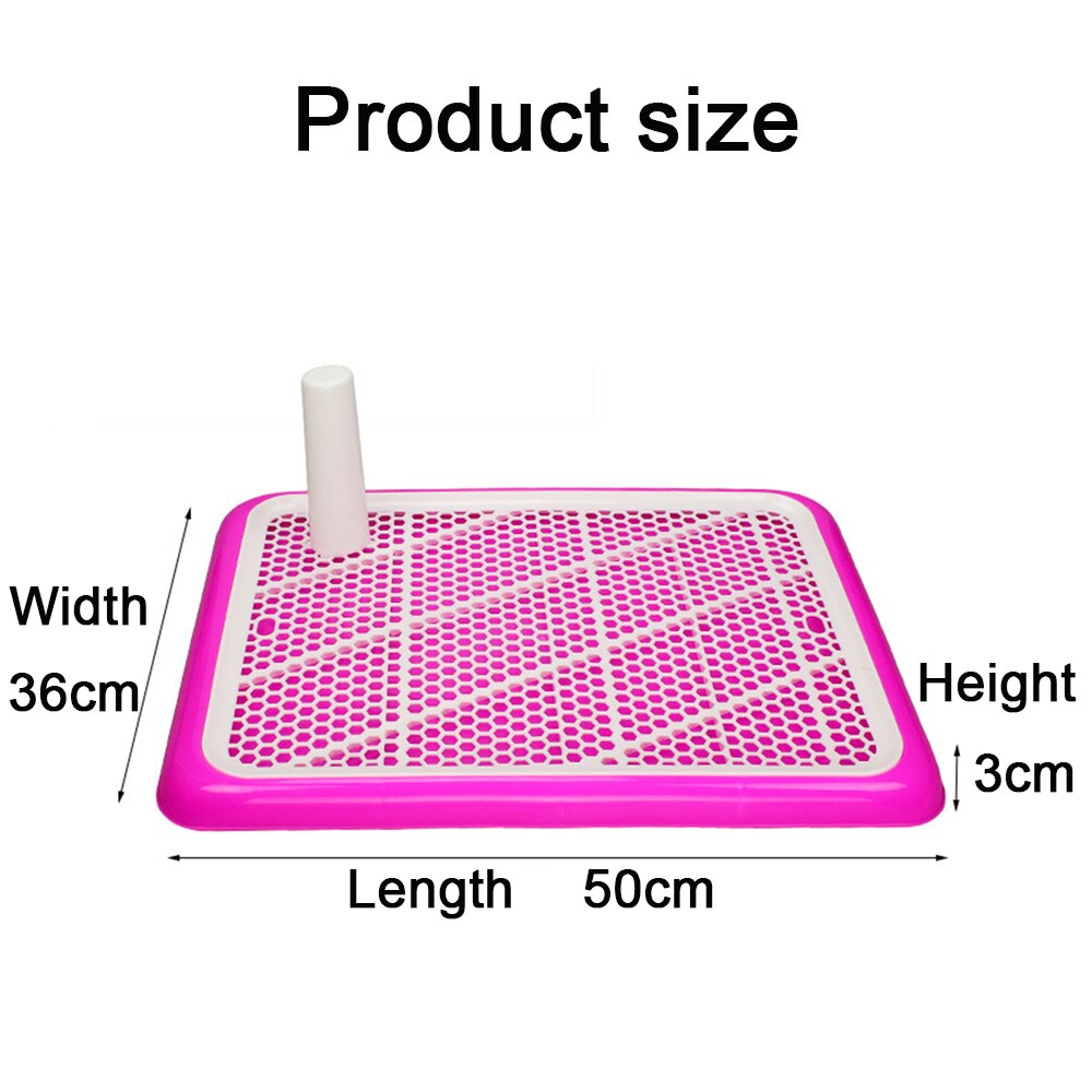 Pet Supplies Toliet Training Plastic With Pillar Toilet Mat Training Potty Dog Pad Tray Toilet Training Urinary Trainer Pee Pad
