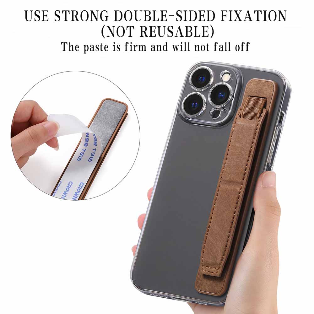 2-in-1 Phone Strap Grip Holder, Silicone Kickstand, Finger Holders for Most Smartphones