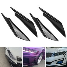 Lame de pare-choc avant pièces/ensemble universel, accessoire de décoration pour voiture, séparateur de diffuseur, ailerons de carrosserie