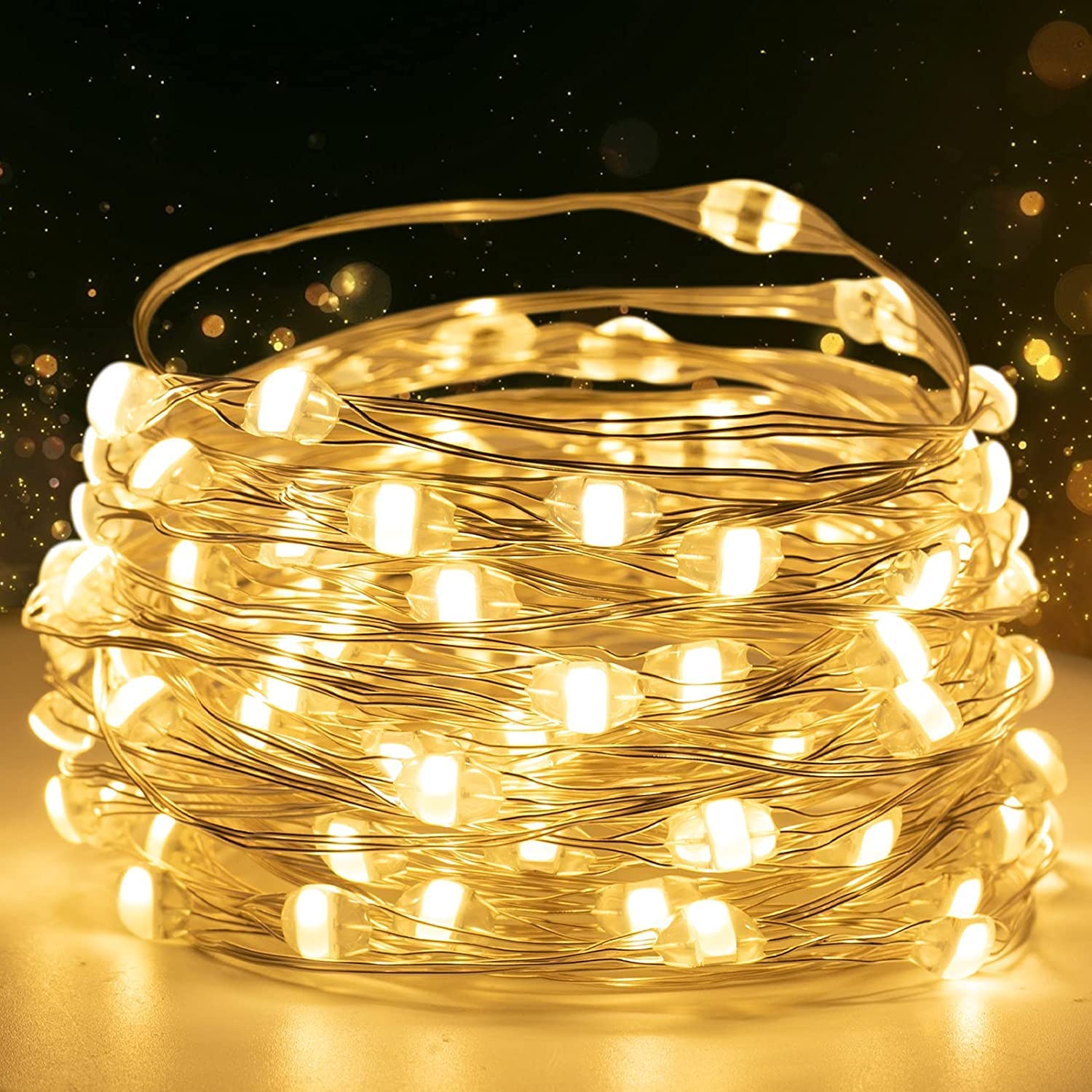 KingLED USB Powered Fairy Lights String Lights, Copper Wire Starry led Lights for Bedroom,Outdoor,Christmas