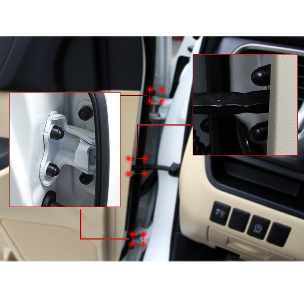 10 pièces/ensemble M8 M10 boulon écrou dôme Protection bouchons couvre plastique noir exposé hexagone porte bouchon de Protection pour la plupart des voitures