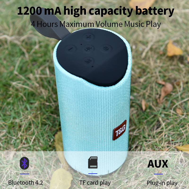 TG 113 Portable Bluetooth haut-parleur extérieur sans fil Mini colonne 10W stéréo Surround soutien FM TFCard basse boîte